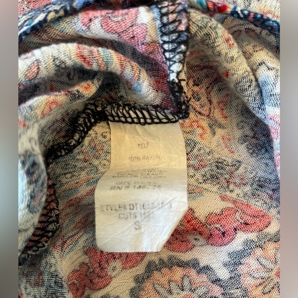 Dee Elle Red White Blue Sleeveless Tunic Dress Size S - Picture 7 of 8